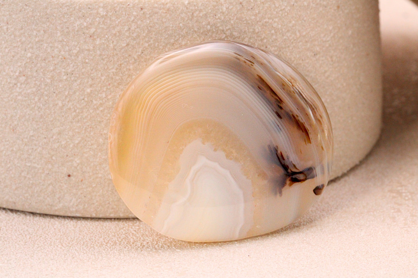 Pierre naturelle d'Agate arbre