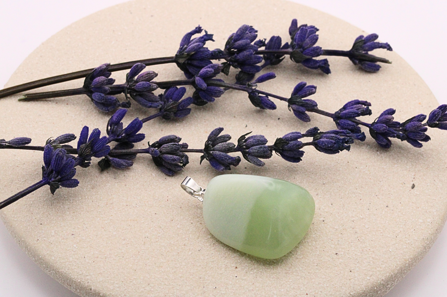 Pendentif pierre roulée en pierres naturelles