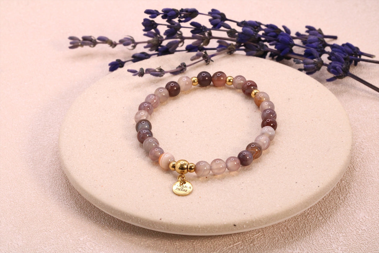 Bracelet Agate Botswana