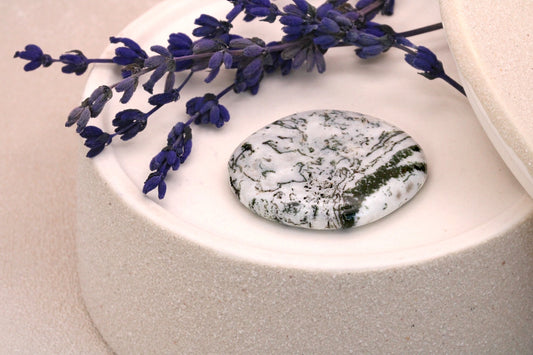 Pierre naturelle d'Agate dendritique