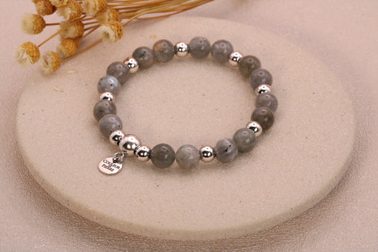 Bracelet Labradorite Argent