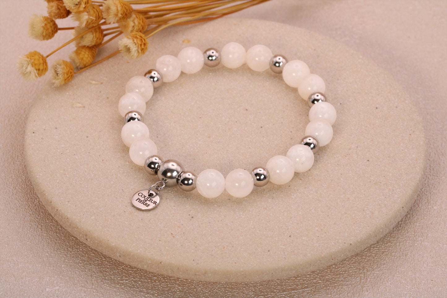 Bracelet Pierre de Lune Argent