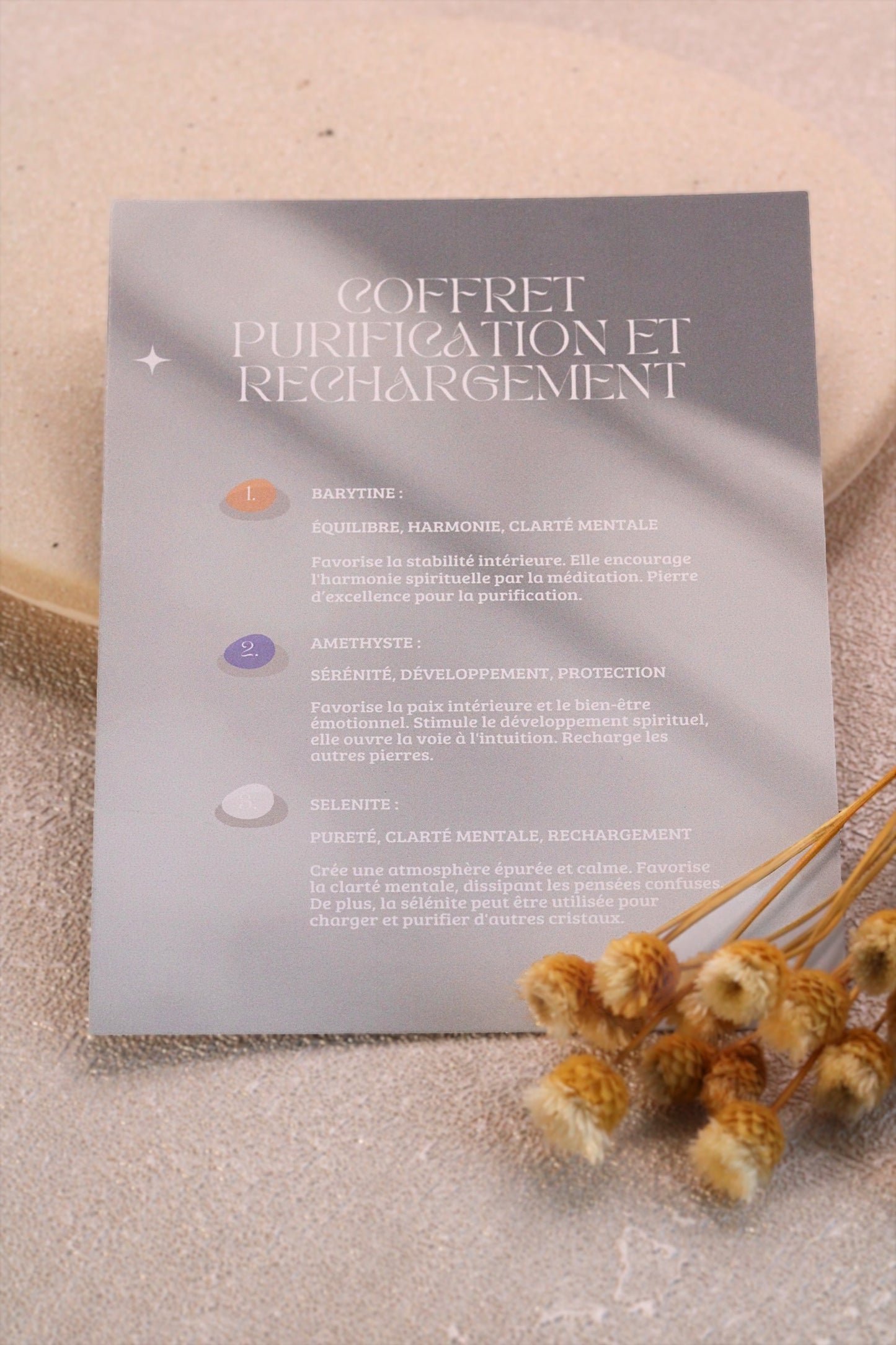 Coffret Purification et Rechargement
